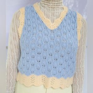 Find Me Now The Label Carrie Knit Vest (L)